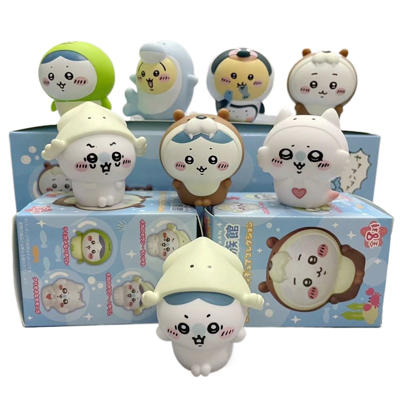 Marine Aquarium - 8 Pezzi/Scatola Kawaii Chiikawa Aquarium Blind