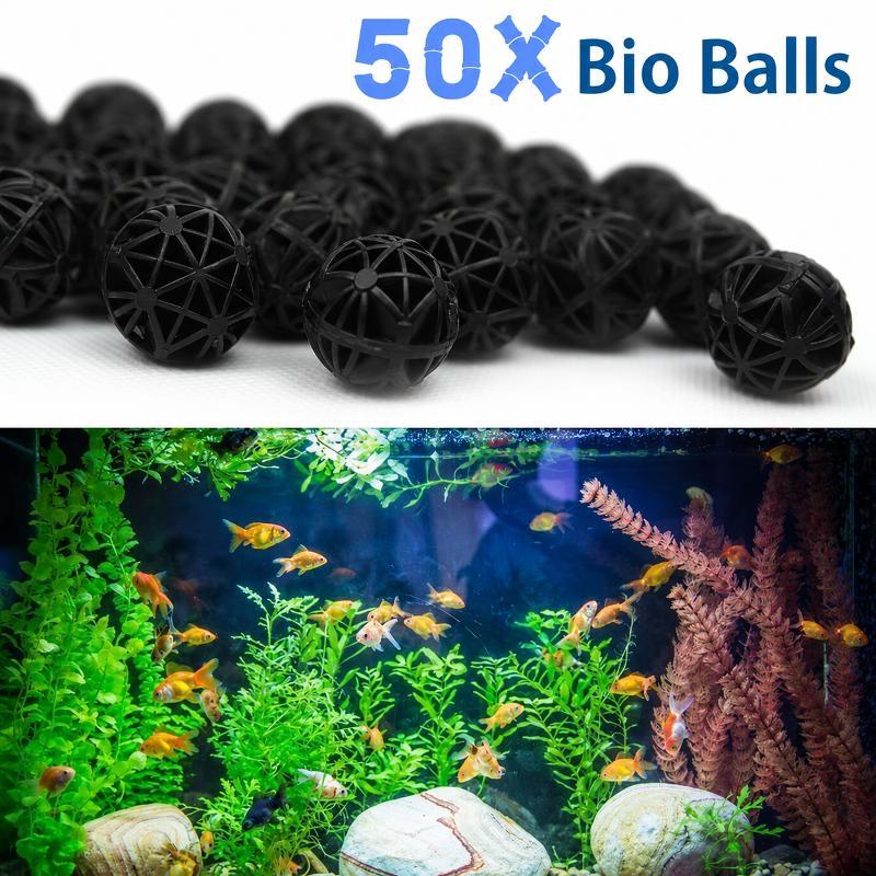 Ocean Aquarium - 50 Pezzi Sfere Filtranti Bio per