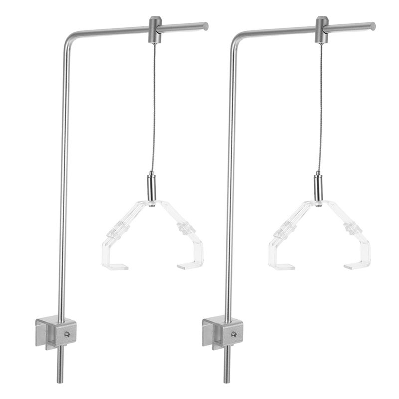 Saltwater Tank - Supporto in alluminio AB41-2Pcs per lampada