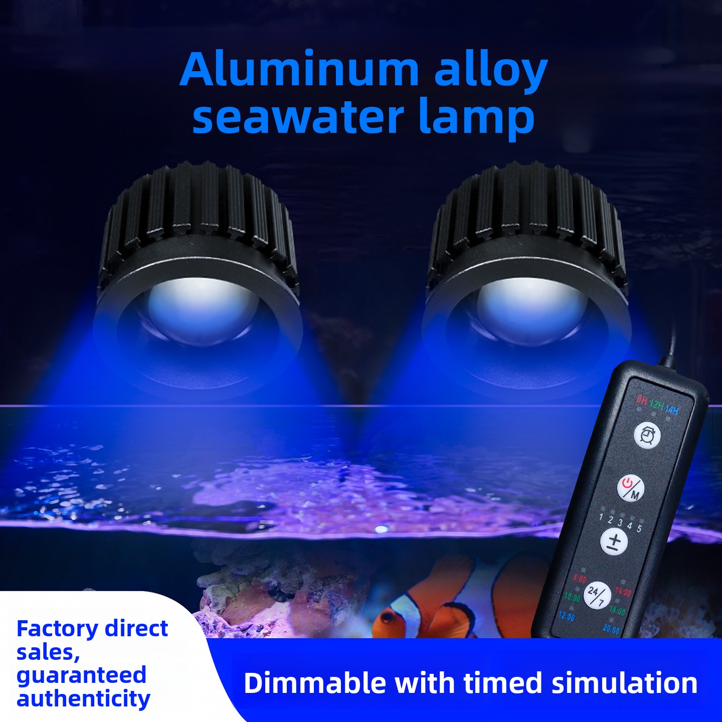Reef Lighting - Lampada intelligente spettrale per coralli di