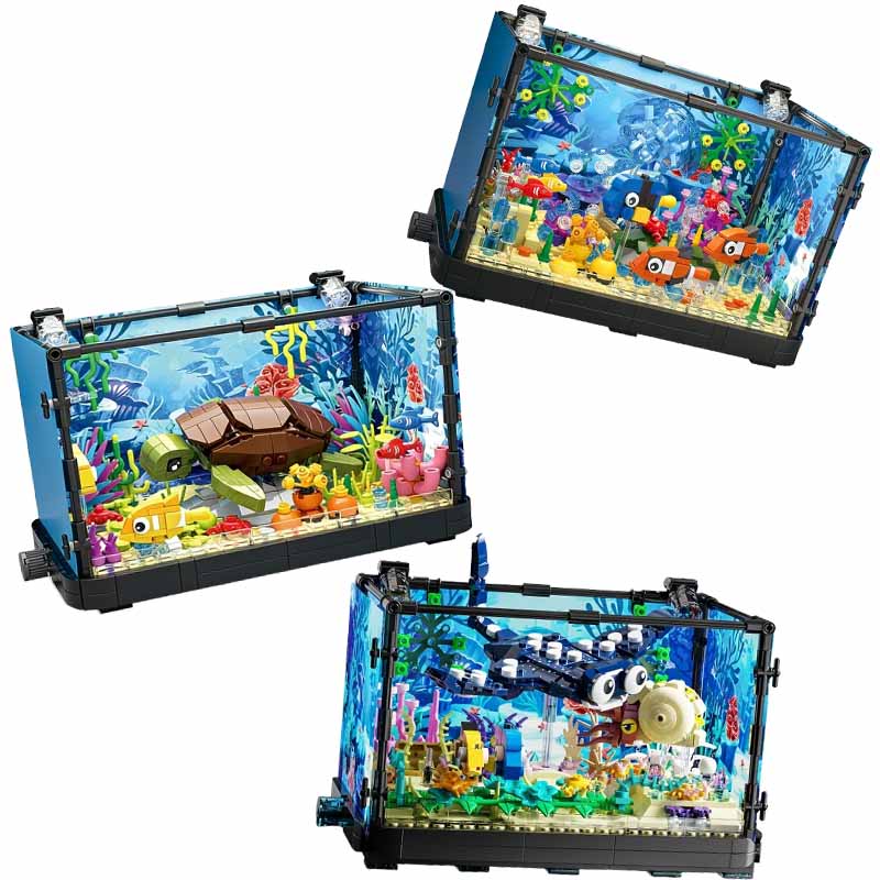 Marine Aquarium Cube - Set di blocchi da costruzione per