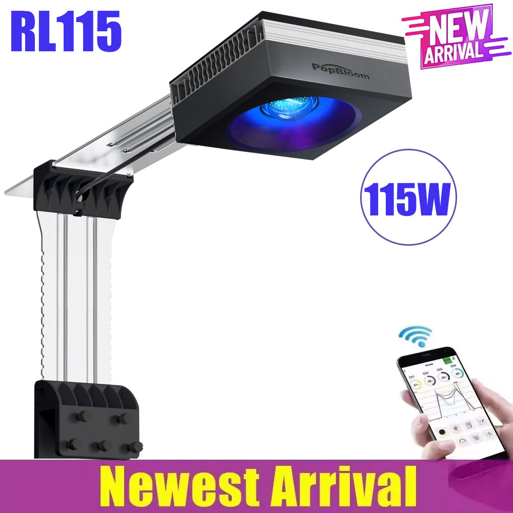 Reef Lighting - PopBloom WiFi Acquario LED Luce RL60/RL90/RL115,