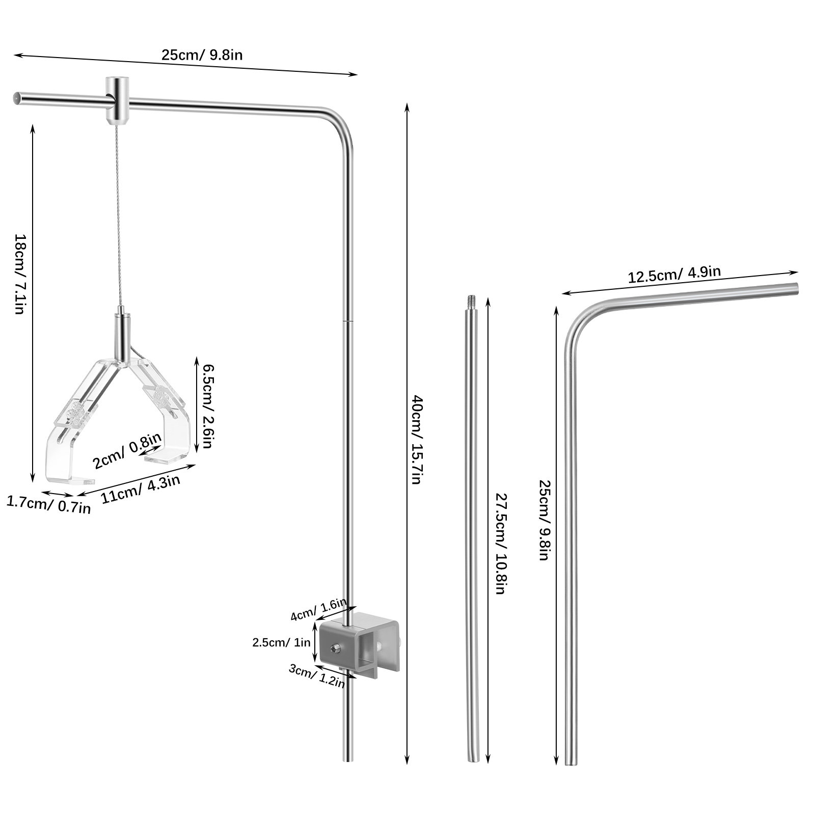 Supporto per lampada da acquar - Aquarium Marine Lights recensione e prezzo