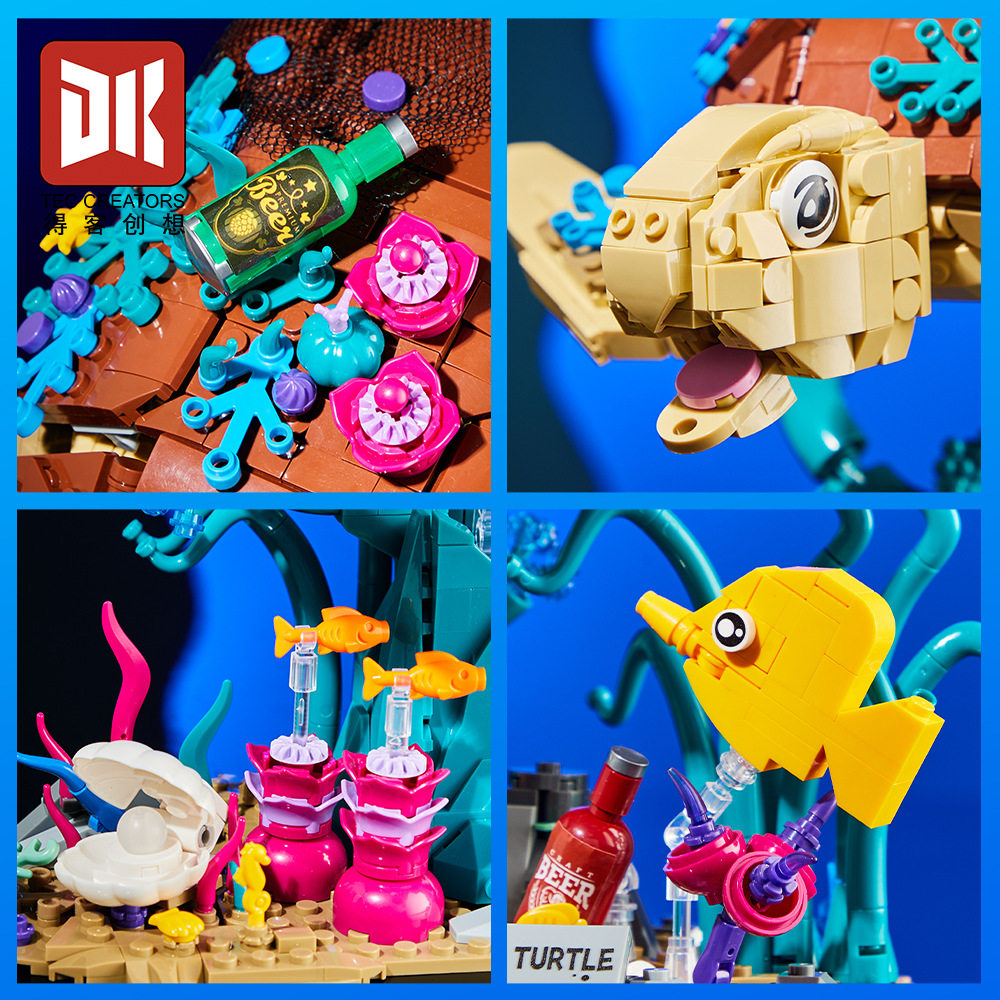Set di blocchi da costruzione  - Marine Aquarium Cube recensione e prezzo