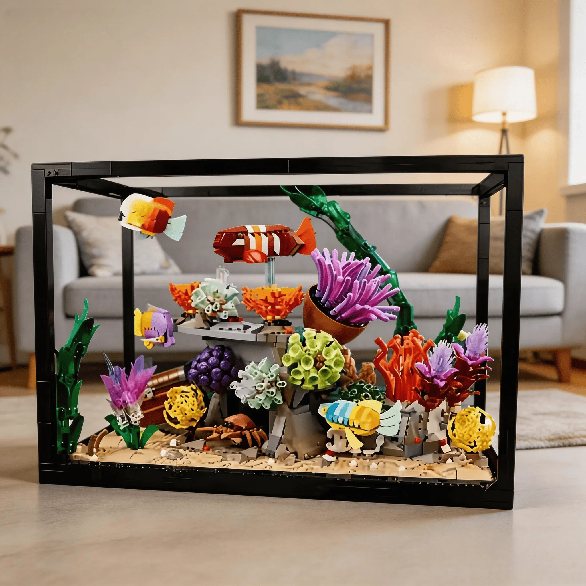 Nuova Decorazione per Acquario - Marine Aquarium Cube recensione e prezzo
