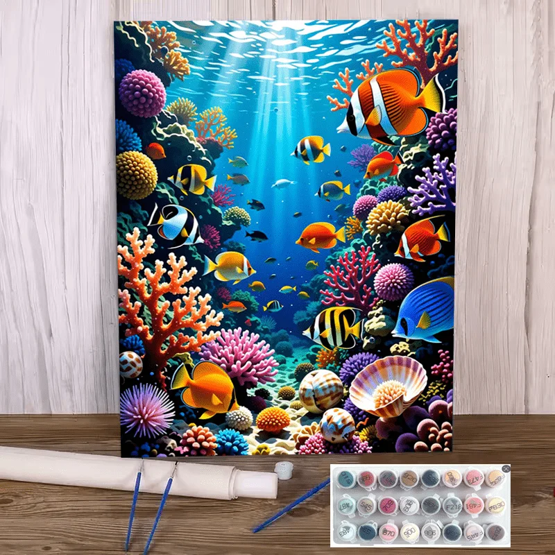 Kit per pittura a numeri, idea - Marine Coral recensione e prezzo