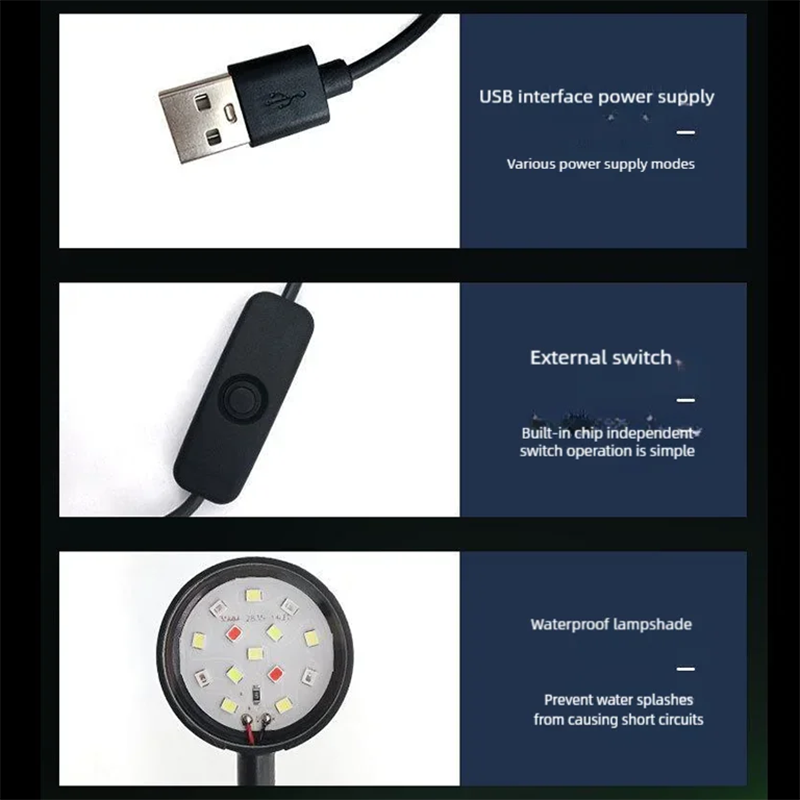 Lampada a clip USB a LED per a - Aquarium Marine Lights recensione e prezzo