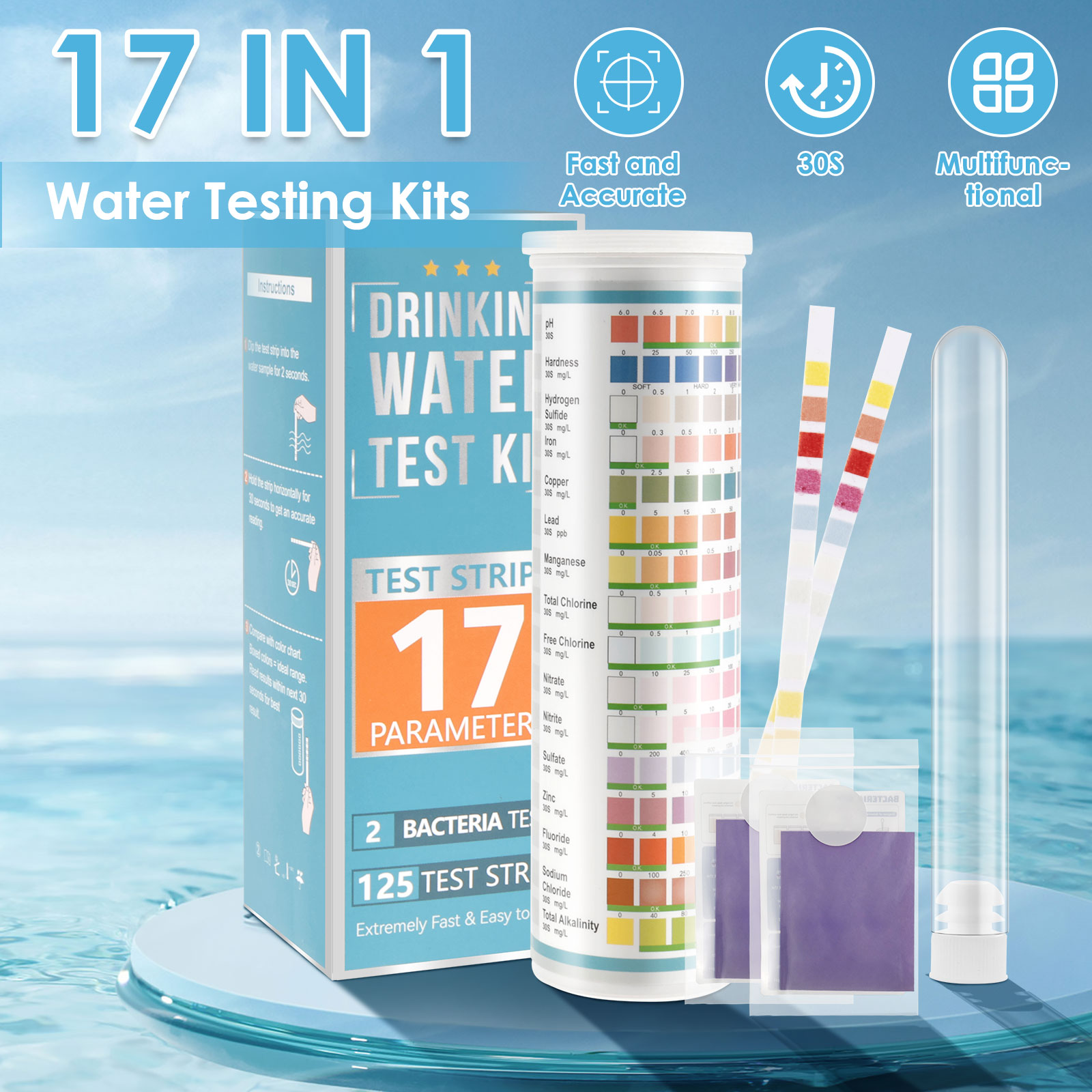 5-17 in 1 Strisce reattive per - Saltwater Tank recensione e prezzo