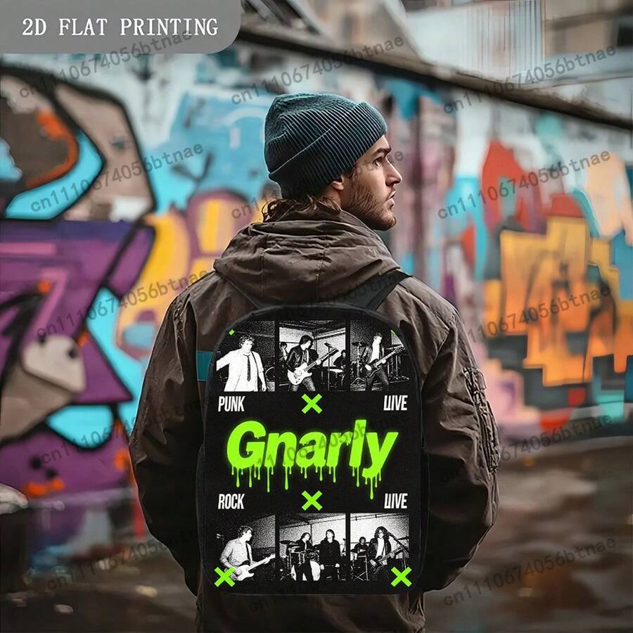 1 zaino in stile casual con st - Live Rock recensione e prezzo
